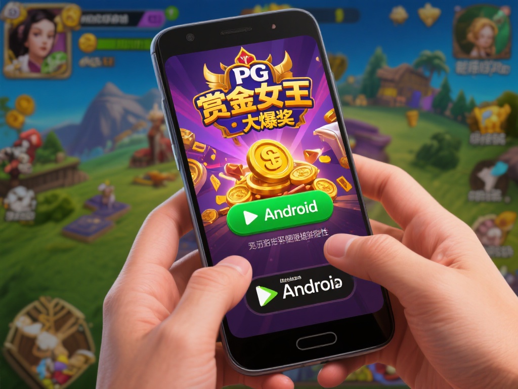 安卓手机下载pg赏金女王大爆奖游戏的方法